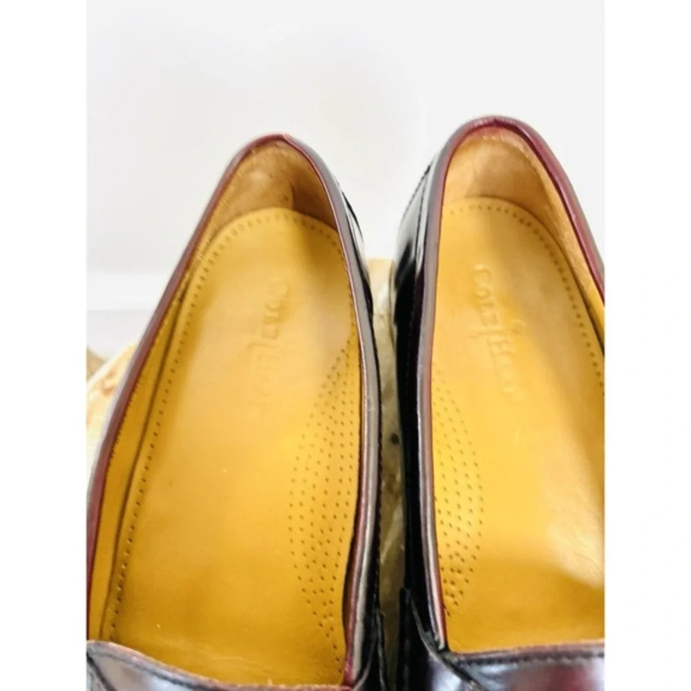 Cole Haan Men's Loafer Sz 12D Leather Tassel Moc Toe Comfort‎ Slip-On Shoes